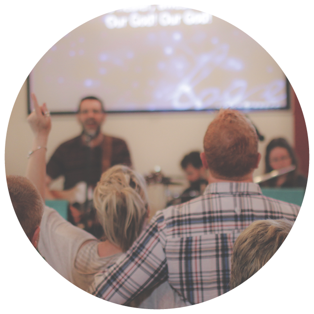 Kid Waving In Worship